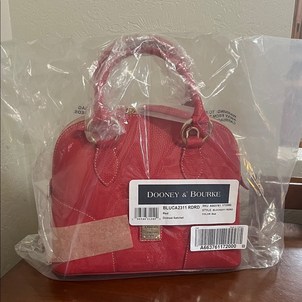 Dooney & Bourke Red Dome Satchel